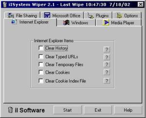 iISystem Wiper  screenshot