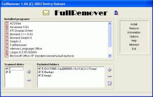FullRemover screenshot