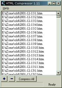HTML Compressor  screenshot