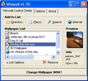 Winwall screenshot
