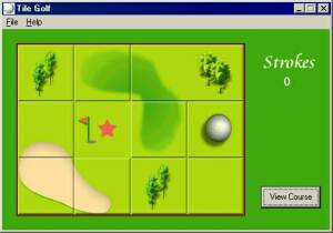 Tile Golf Puzzle screenshot