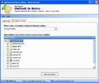 Outlook 2 Notes Converter screenshot