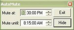 AutoMute screenshot
