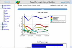 WebLog Expert Lite screenshot