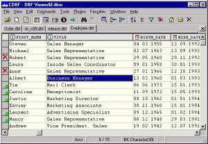 CDBF - DBF Viewer and Editor screenshot