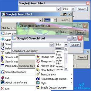 Google(c)SearchTool  screenshot
