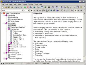 Maple Professional screenshot