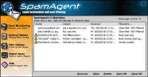 Spytech SpamAgent screenshot
