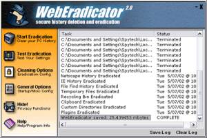 WebEradicator screenshot