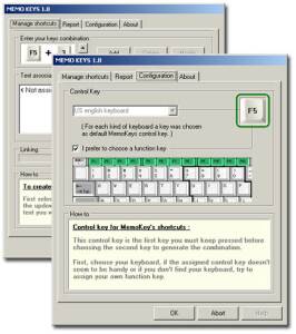 MemoKeys  screenshot