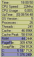 TinyResMeter screenshot