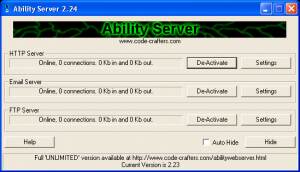 Ability Server Captura de pantalla