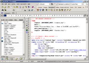 AceHTML screenshot