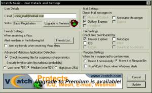 VCatch Virus Catcher Basic Version screenshot