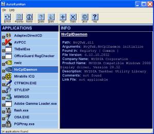 AutoRunMan screenshot
