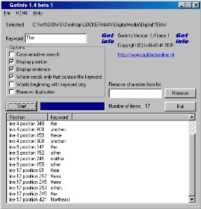 GetInfo screenshot