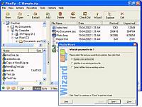 PicoZip screenshot
