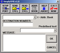 SimplySMS screenshot