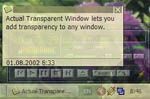 Actual Transparent Window