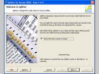 Splitter for Microsoft Access