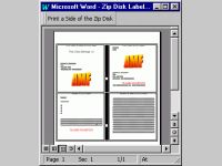 ZIP Disk Jewel Case Creator for Word