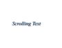 A Scrolling Text Applet - Now Free. 1.1