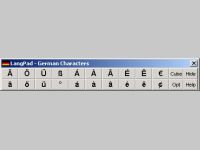 LangPad - German Characters
