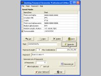 Masking Password Generator