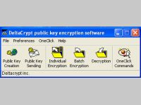 Deltacrypt OneClick Public key encryption