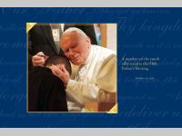 Pope John II Tribute Screensaver