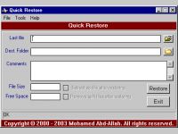 Quick Restore