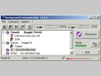 Background communicator
