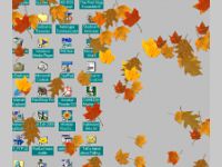 Falling Autumn Leaves Screen Saver