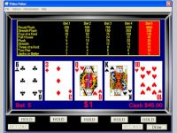 Casion Style Video Poker