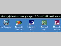 News Ticker Application Bar