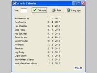 Catholic Calendar