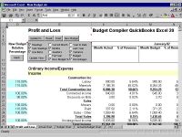 Budget Compiler QuickBooks Excel