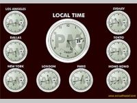 Global Clock Screen Saver