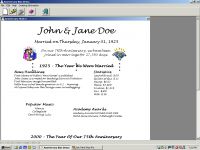 Anniversary Bios