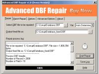 Advanced DBF Repair
