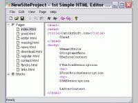 1st Simple HTML Editor
