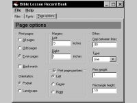 Bible Lesson Record Book