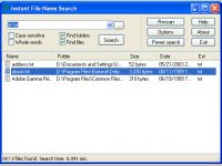 Instant File Name Search