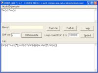 Mathematical parser and symbolic differentiator
