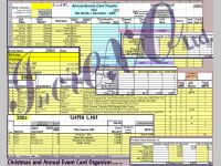 Christmas and Annual Event Card Organizer