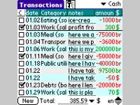 Handy Finance for Palm