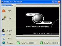 DVD to DIVX VCD Ripper