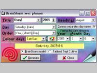 BrainStorm Year Planner