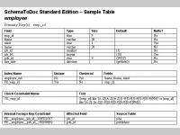 SchemaToDoc Standard Edition