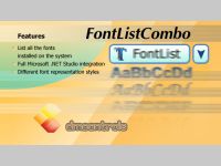 FontListCombo .NET control
